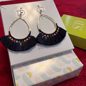 Stella & Dot Fringe Drop Earrings